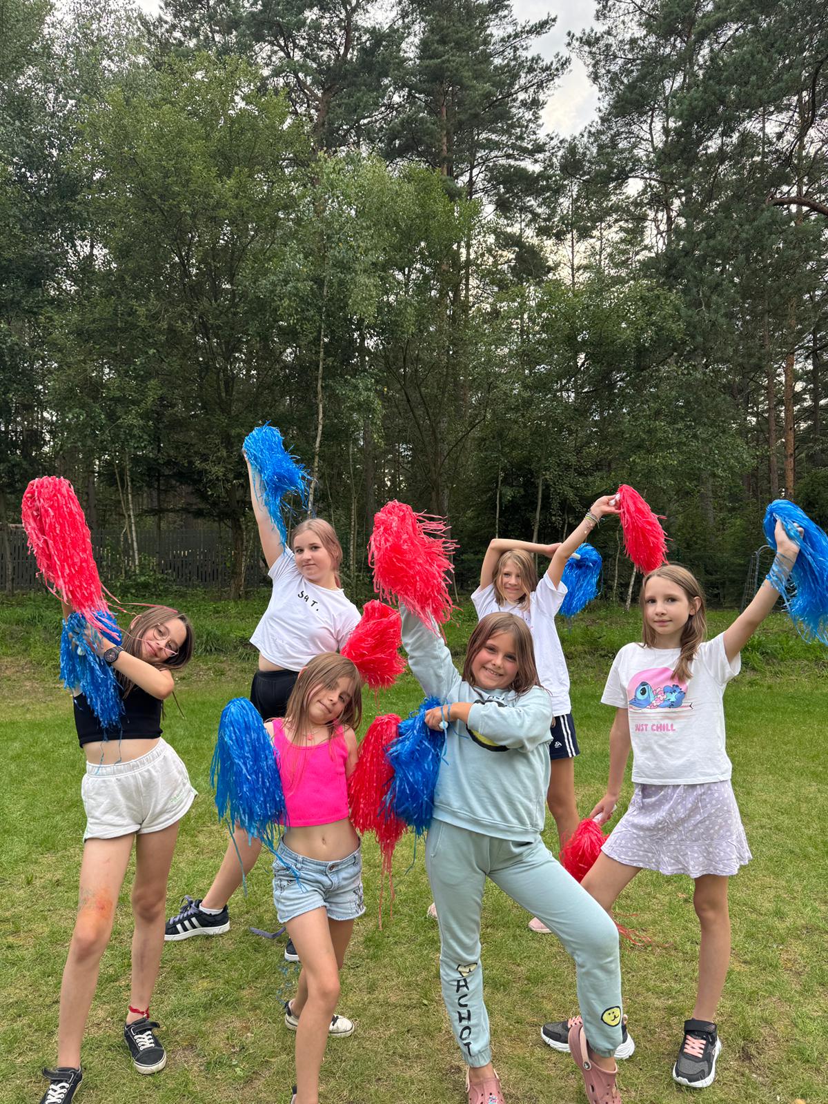 Our cheerleading club! Our cheerleading club!